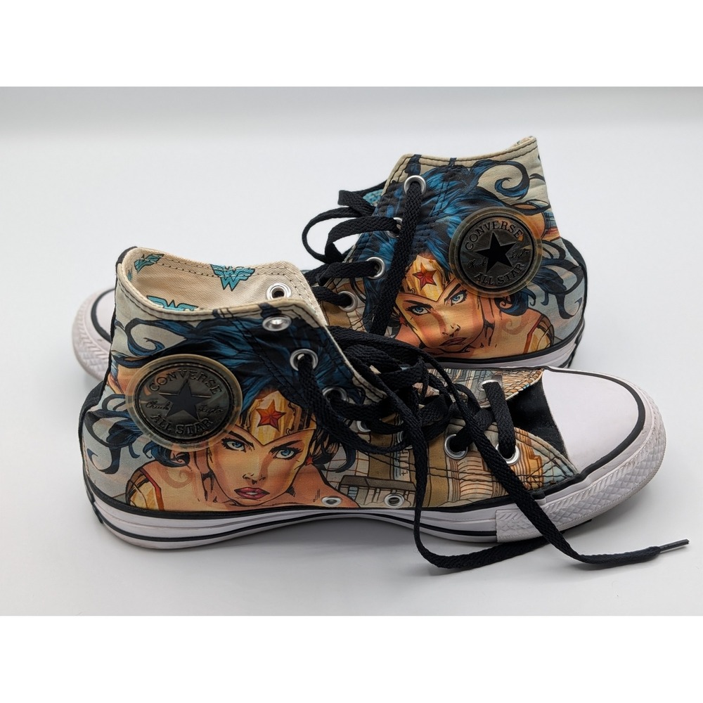 Converse Chuck Taylor All Star Wonder Woman High Top Sneakers 154900C Mens 6 W8 - Picture 5 of 9